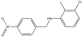  3-chloro-2-methyl-N-[(4-nitrophenyl)methyl]aniline