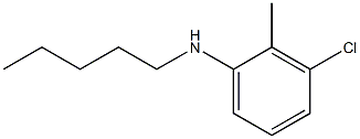 3-chloro-2-methyl-N-pentylaniline|