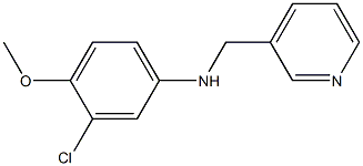  3-chloro-4-methoxy-N-(pyridin-3-ylmethyl)aniline