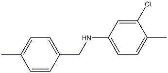  3-chloro-4-methyl-N-[(4-methylphenyl)methyl]aniline