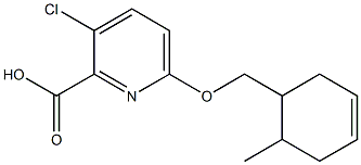  3-chloro-6-[(6-methylcyclohex-3-en-1-yl)methoxy]pyridine-2-carboxylic acid