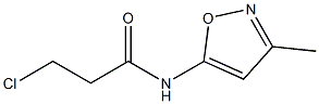  3-chloro-N-(3-methyl-1,2-oxazol-5-yl)propanamide
