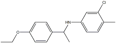  3-chloro-N-[1-(4-ethoxyphenyl)ethyl]-4-methylaniline