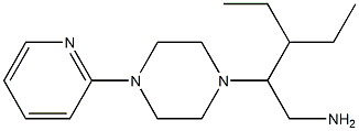 3-ethyl-2-[4-(pyridin-2-yl)piperazin-1-yl]pentan-1-amine