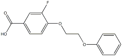 3-fluoro-4-(2-phenoxyethoxy)benzoic acid