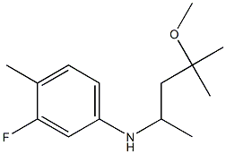  3-fluoro-N-(4-methoxy-4-methylpentan-2-yl)-4-methylaniline