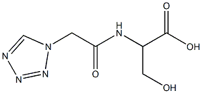  3-hydroxy-2-[(1H-tetrazol-1-ylacetyl)amino]propanoic acid