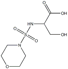 3-hydroxy-2-[(morpholine-4-sulfonyl)amino]propanoic acid
