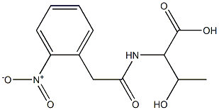 3-hydroxy-2-{[(2-nitrophenyl)acetyl]amino}butanoic acid