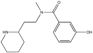 3-hydroxy-N-methyl-N-[2-(piperidin-2-yl)ethyl]benzamide