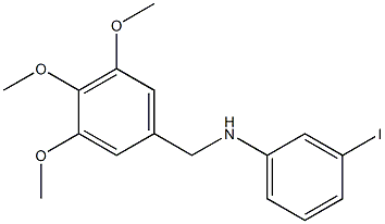  3-iodo-N-[(3,4,5-trimethoxyphenyl)methyl]aniline