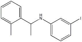3-iodo-N-[1-(2-methylphenyl)ethyl]aniline Struktur