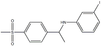 3-iodo-N-[1-(4-methanesulfonylphenyl)ethyl]aniline
