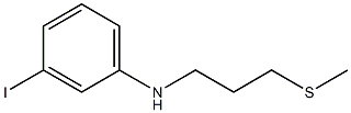 3-iodo-N-[3-(methylsulfanyl)propyl]aniline