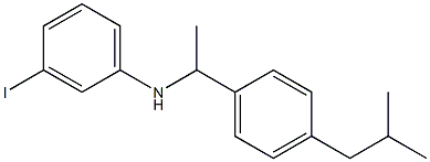3-iodo-N-{1-[4-(2-methylpropyl)phenyl]ethyl}aniline