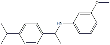  3-methoxy-N-{1-[4-(propan-2-yl)phenyl]ethyl}aniline