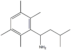  3-methyl-1-(2,3,5,6-tetramethylphenyl)butan-1-amine