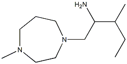 3-methyl-1-(4-methyl-1,4-diazepan-1-yl)pentan-2-amine 结构式