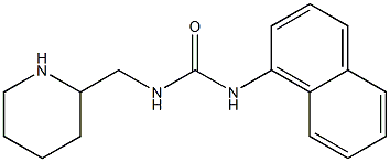 3-naphthalen-1-yl-1-(piperidin-2-ylmethyl)urea