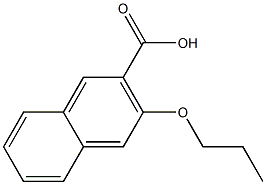 3-propoxynaphthalene-2-carboxylic acid Structure