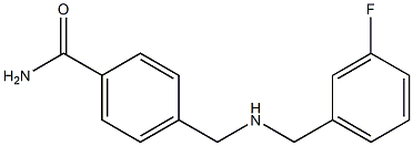 4-({[(3-fluorophenyl)methyl]amino}methyl)benzamide