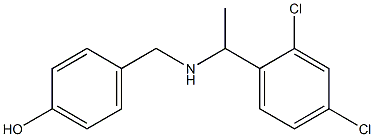 4-({[1-(2,4-dichlorophenyl)ethyl]amino}methyl)phenol Structure