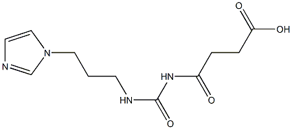 4-({[3-(1H-imidazol-1-yl)propyl]carbamoyl}amino)-4-oxobutanoic acid