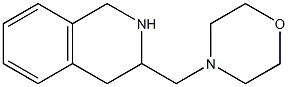4-(1,2,3,4-tetrahydroisoquinolin-3-ylmethyl)morpholine 结构式