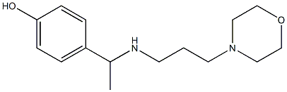 4-(1-{[3-(morpholin-4-yl)propyl]amino}ethyl)phenol