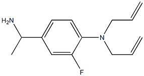  4-(1-aminoethyl)-2-fluoro-N,N-bis(prop-2-en-1-yl)aniline