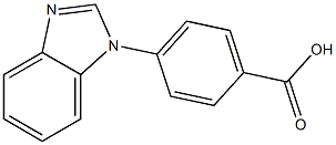 4-(1H-1,3-benzodiazol-1-yl)benzoic acid Structure