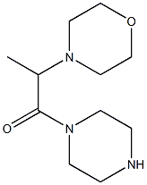  4-(1-methyl-2-oxo-2-piperazin-1-ylethyl)morpholine