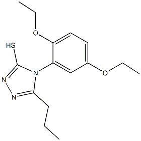  4-(2,5-diethoxyphenyl)-5-propyl-4H-1,2,4-triazole-3-thiol