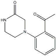4-(2-acetylphenyl)piperazin-2-one