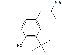 4-(2-aminopropyl)-2,6-di-tert-butylphenol Structure
