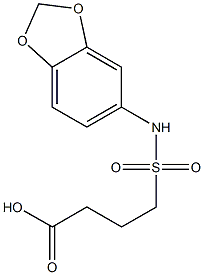 4-(2H-1,3-benzodioxol-5-ylsulfamoyl)butanoic acid