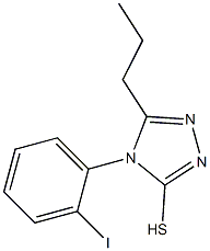 4-(2-iodophenyl)-5-propyl-4H-1,2,4-triazole-3-thiol