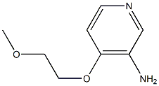 4-(2-methoxyethoxy)pyridin-3-amine,,结构式