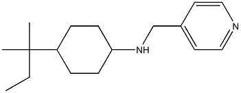  4-(2-methylbutan-2-yl)-N-(pyridin-4-ylmethyl)cyclohexan-1-amine