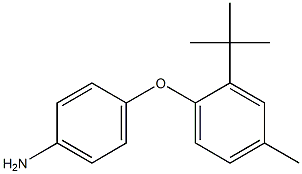 4-(2-tert-butyl-4-methylphenoxy)aniline Struktur