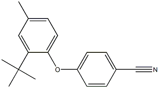  4-(2-tert-butyl-4-methylphenoxy)benzonitrile