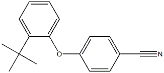4-(2-tert-butylphenoxy)benzonitrile Structure