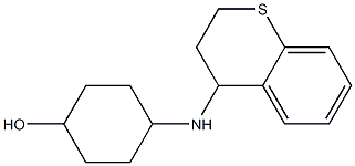  4-(3,4-dihydro-2H-1-benzothiopyran-4-ylamino)cyclohexan-1-ol