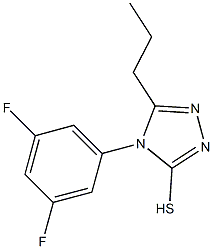 4-(3,5-difluorophenyl)-5-propyl-4H-1,2,4-triazole-3-thiol
