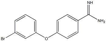  4-(3-bromophenoxy)benzene-1-carboximidamide
