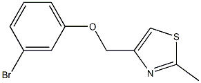  4-(3-bromophenoxymethyl)-2-methyl-1,3-thiazole