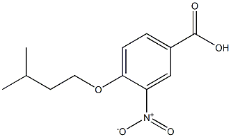 4-(3-methylbutoxy)-3-nitrobenzoic acid Structure