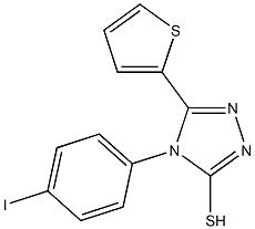 4-(4-iodophenyl)-5-(thiophen-2-yl)-4H-1,2,4-triazole-3-thiol Structure