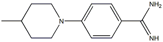  4-(4-methylpiperidin-1-yl)benzene-1-carboximidamide