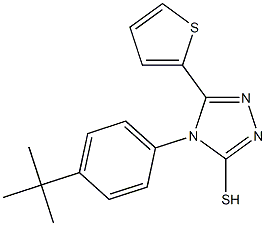  4-(4-tert-butylphenyl)-5-(thiophen-2-yl)-4H-1,2,4-triazole-3-thiol